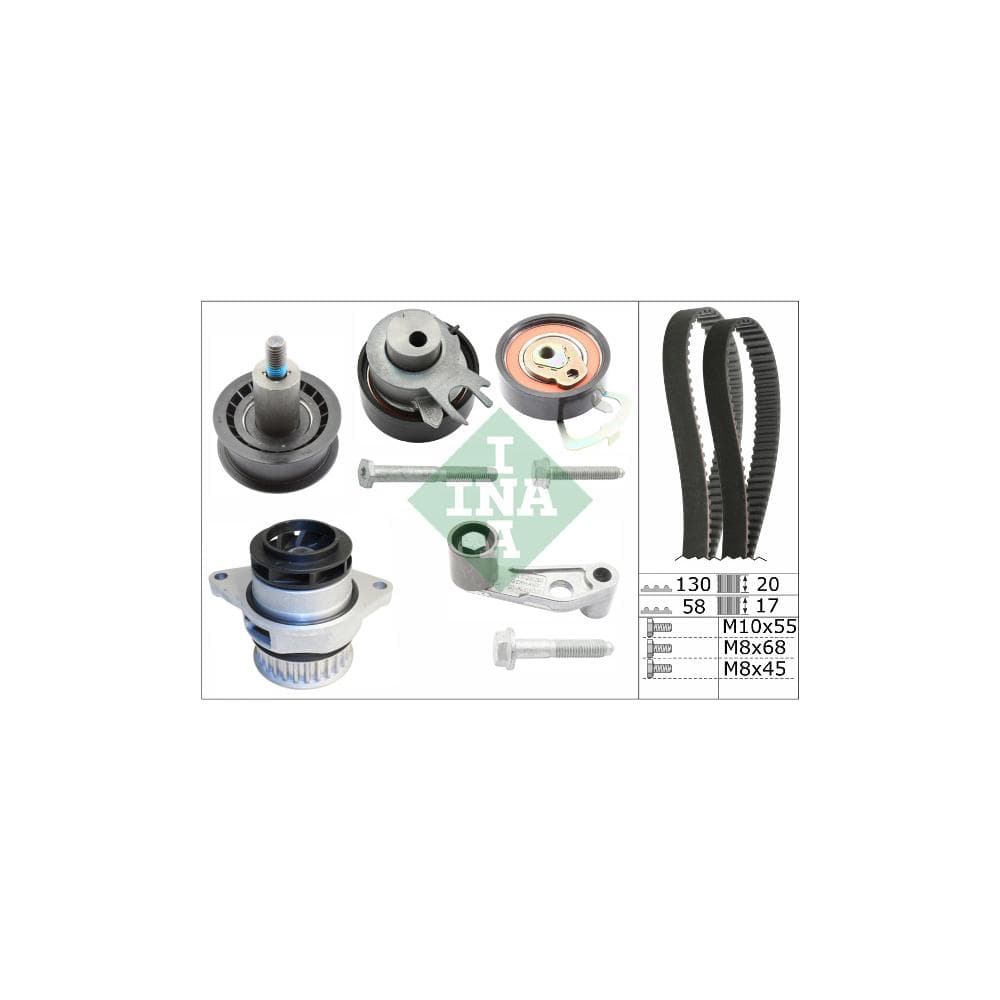 Set pompa apa + curea dintata Schaeffler INA 530 0089 30
