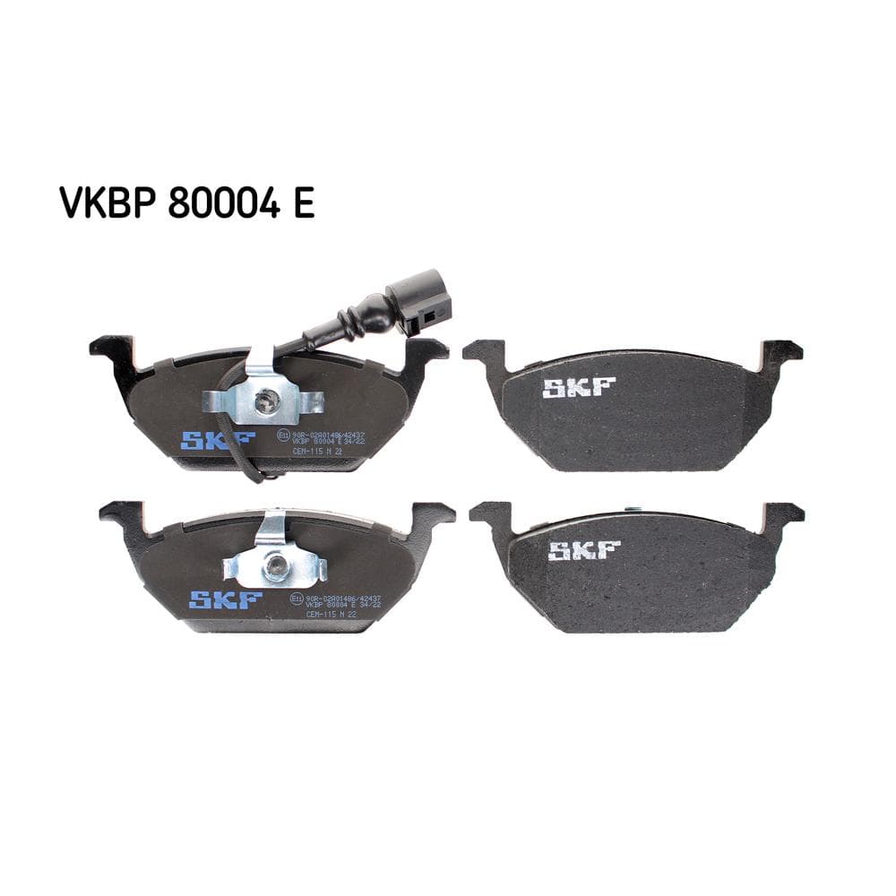 Set placute frana disc SKF VKBP 80004 E