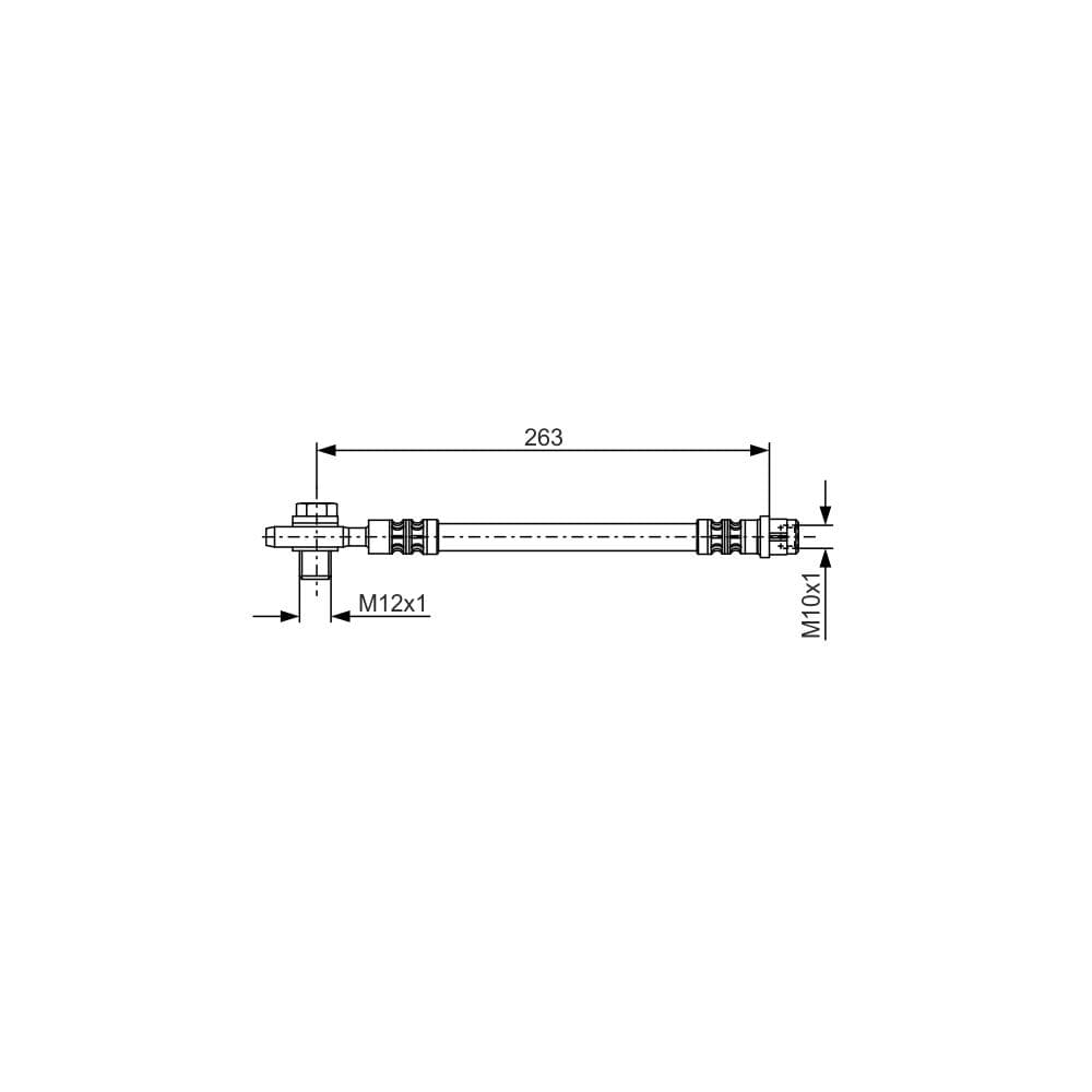 Furtun frana BOSCH 1 987 476 944