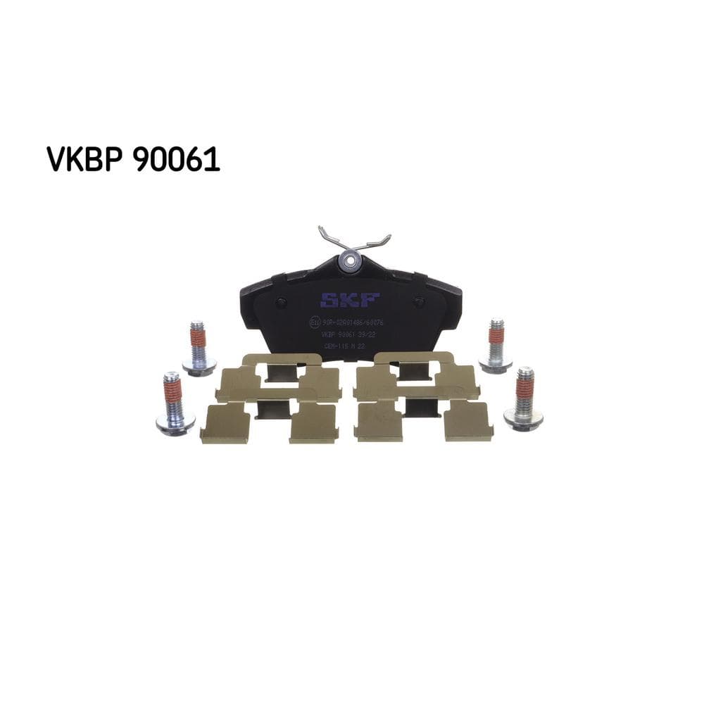 Set placute frana disc SKF VKBP 90061