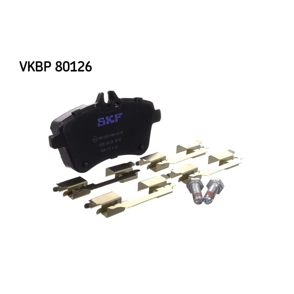 Set placute frana disc SKF VKBP 80126