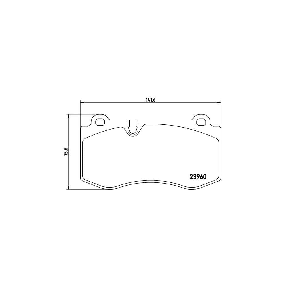 Set placute frana disc BREMBO P 50 074