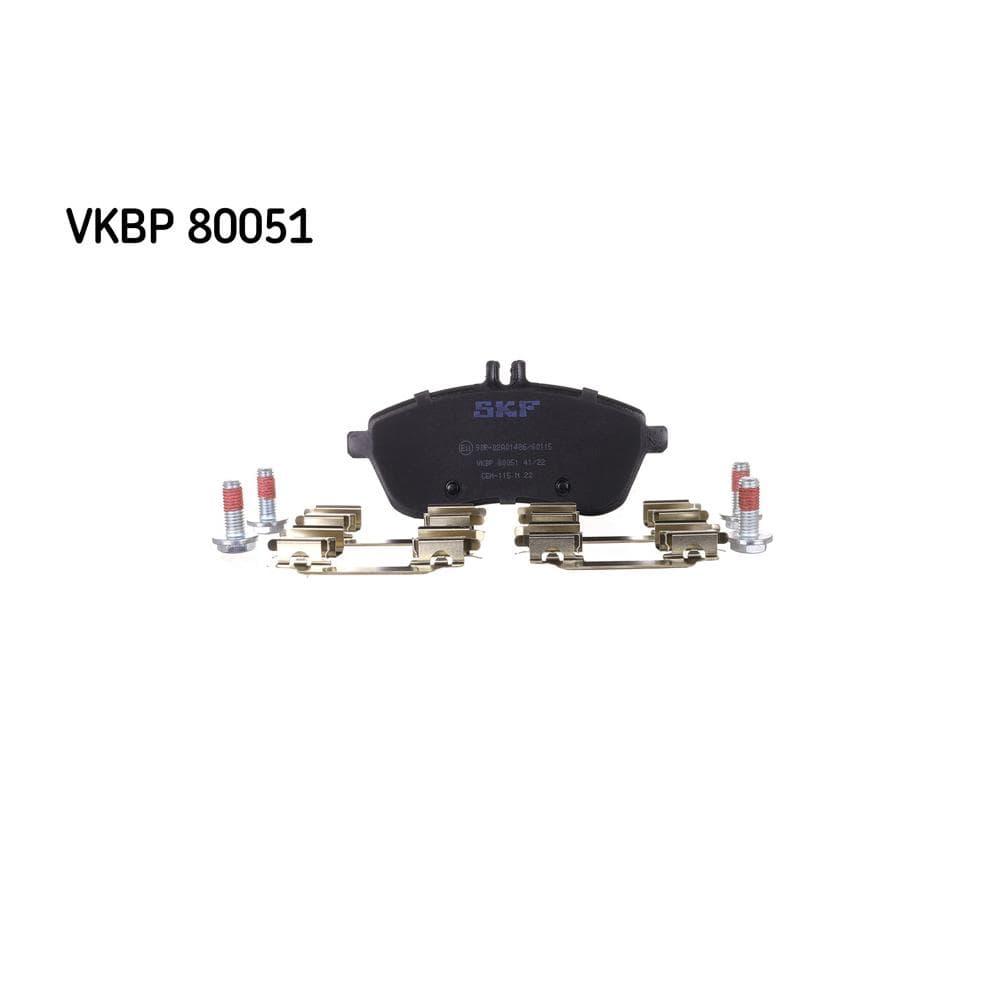 Set placute frana disc SKF VKBP 80051