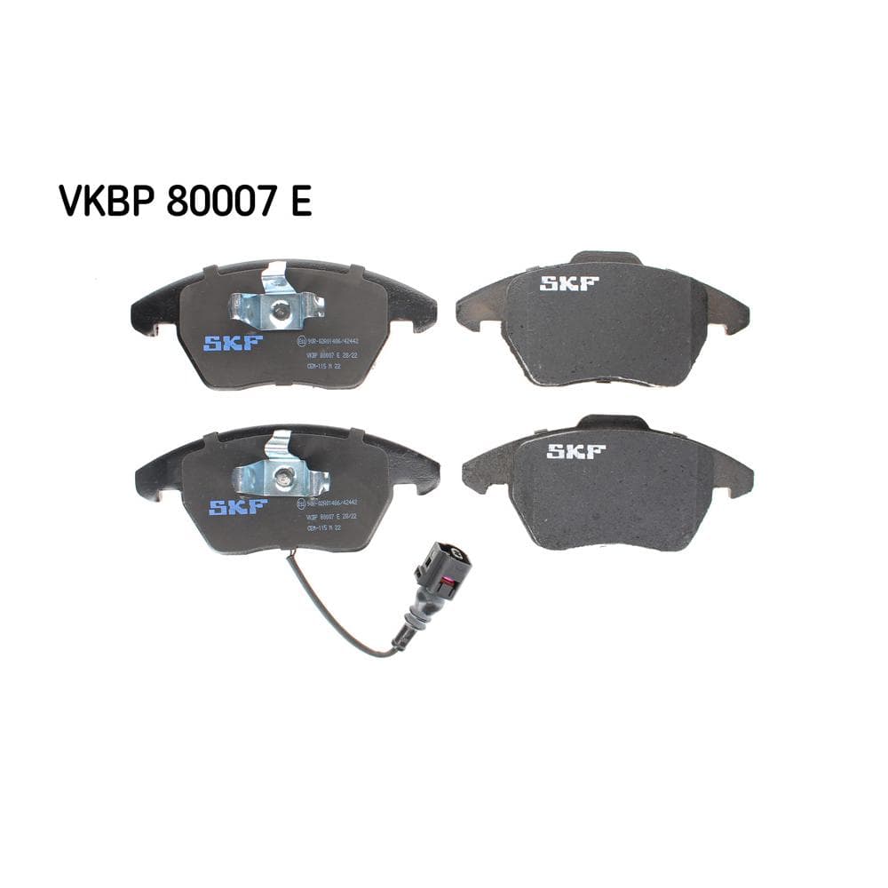 Set placute frana disc SKF VKBP 80007 E