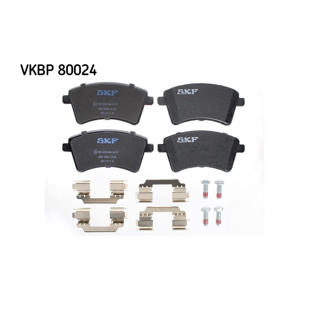 Set placute frana disc SKF VKBP 80024