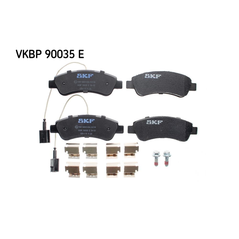 Set placute frana disc SKF VKBP 90035 E