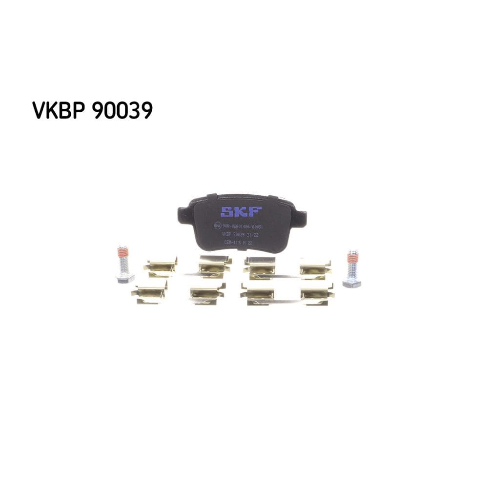 Set placute frana disc SKF VKBP 90039