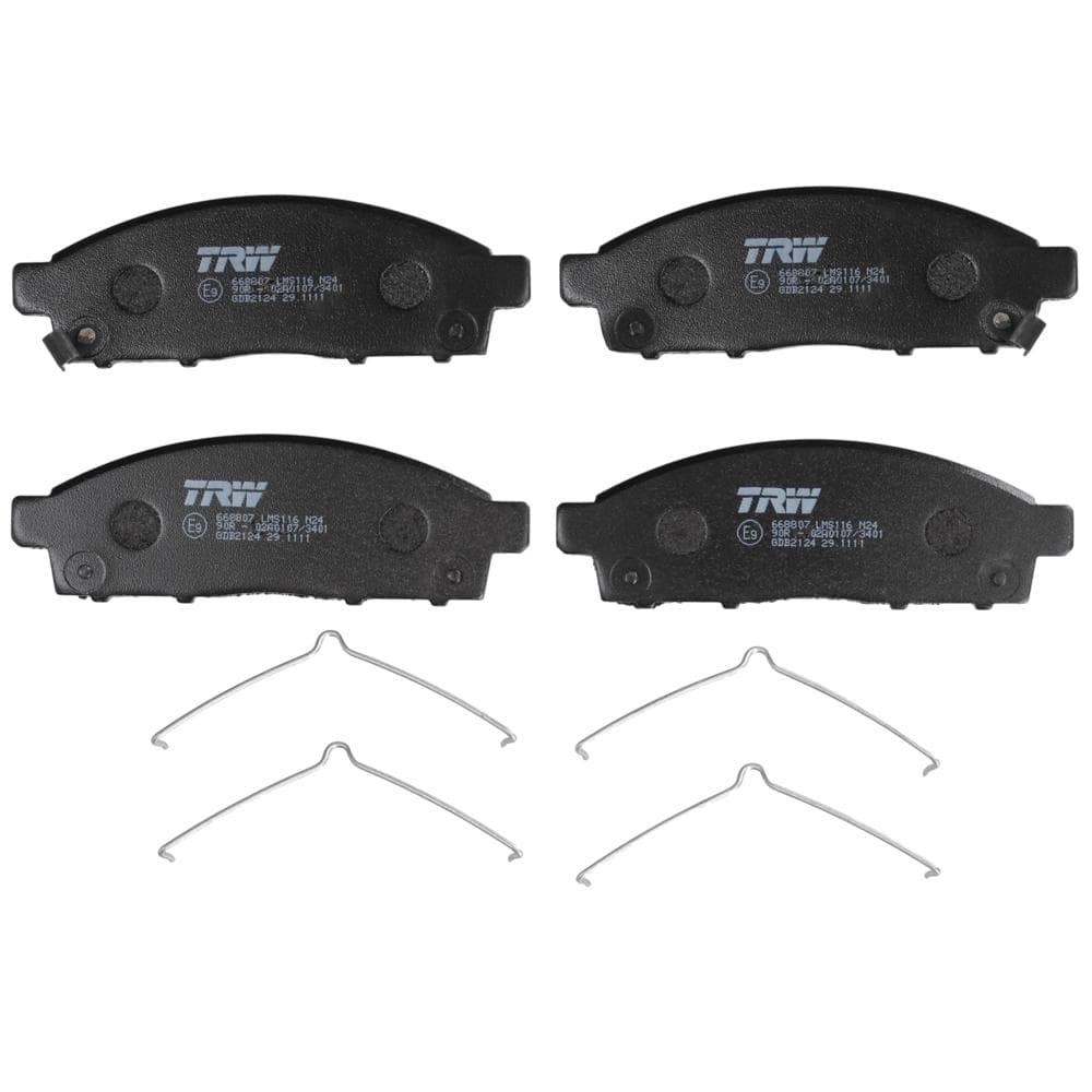 Set placute frana disc TRW GDB2124