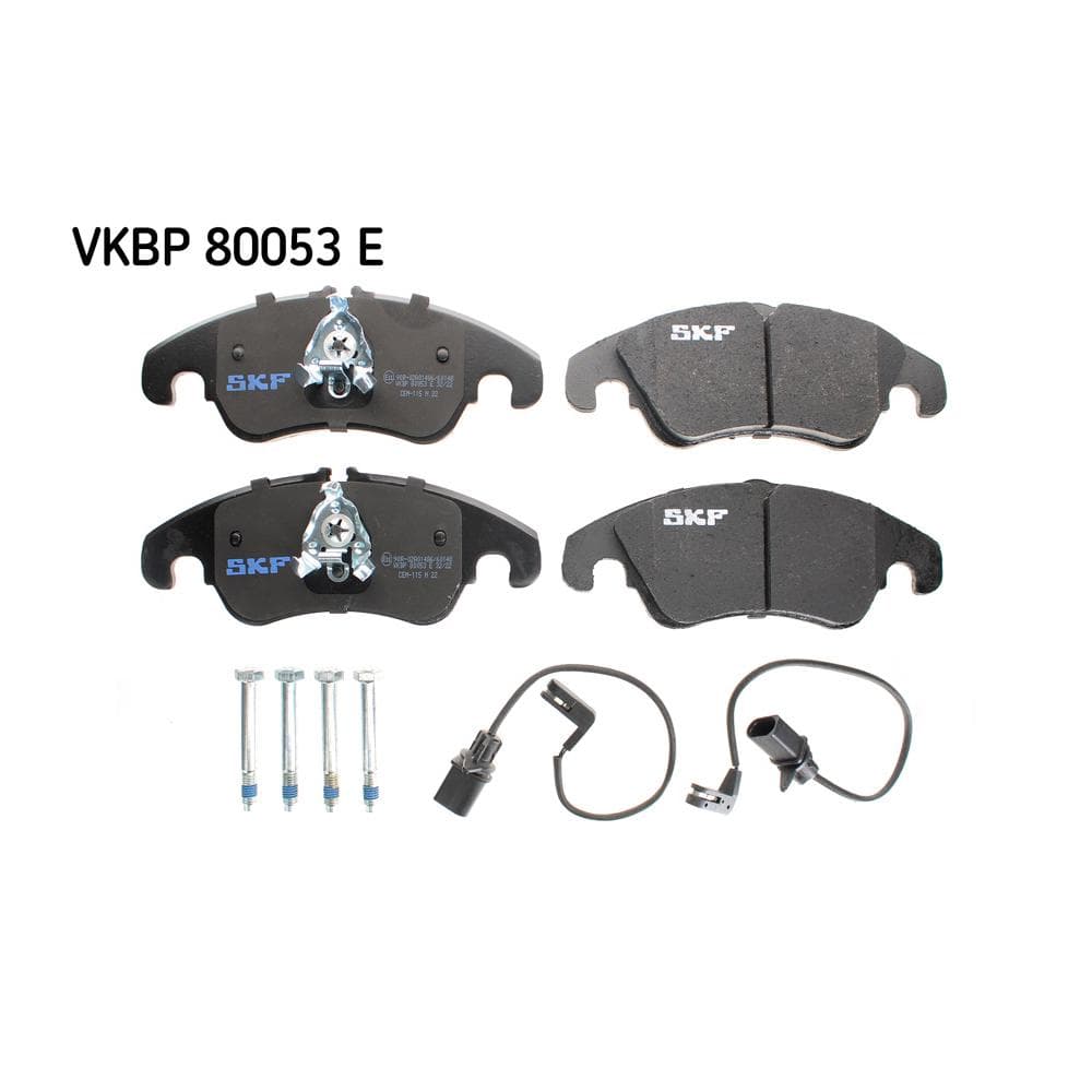 Set placute frana disc SKF VKBP 80053 E