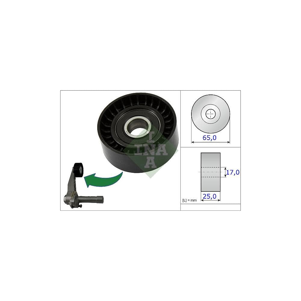 rola intinzator,curea transmisie Schaeffler INA 531 0866 10