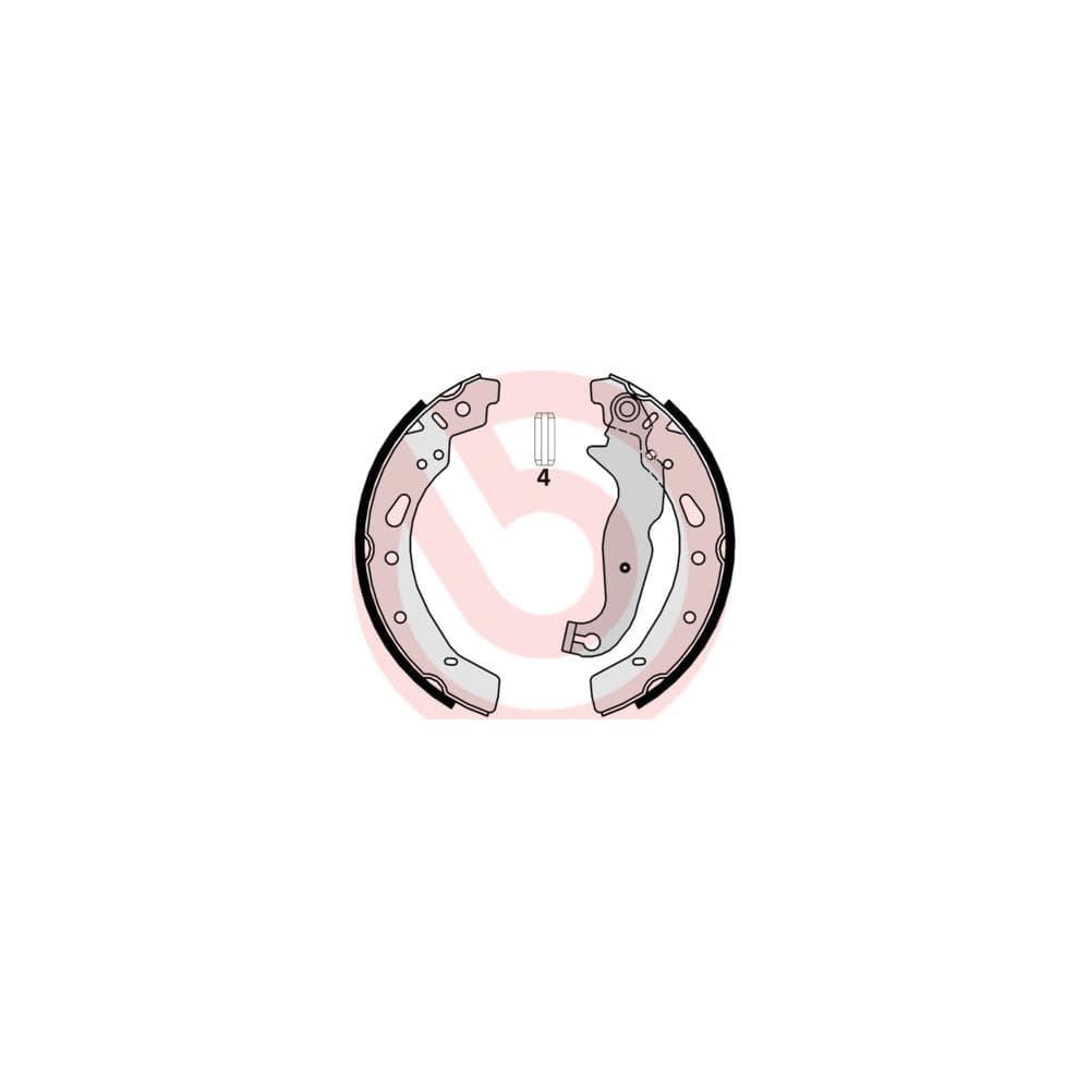 Set saboti frana BREMBO S 24 540