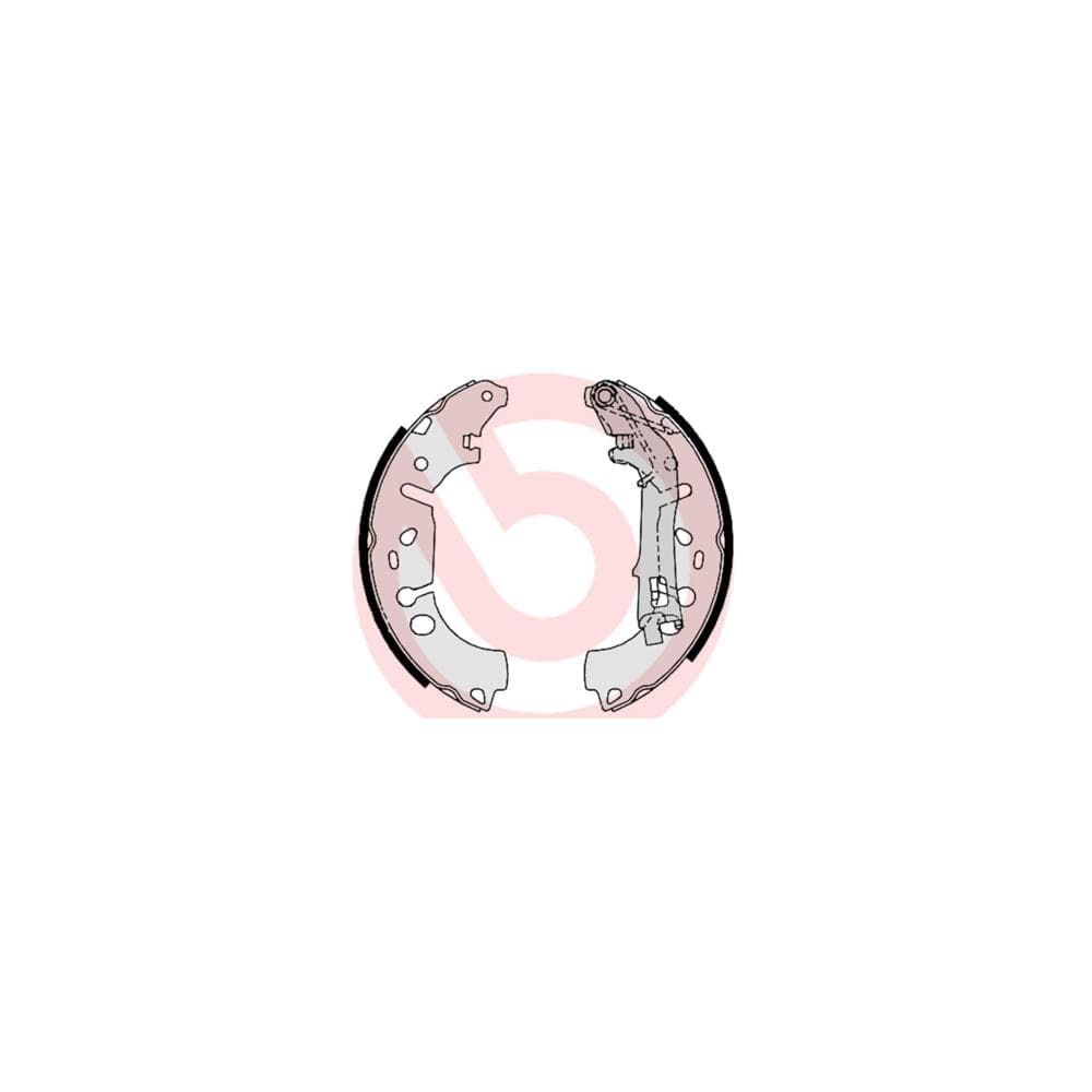 Set saboti frana BREMBO S 23 531