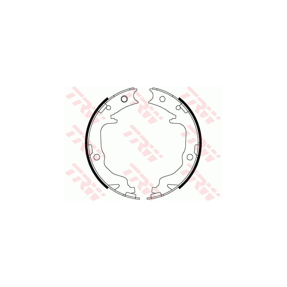Set saboti frana, frana de mana TRW GS8804