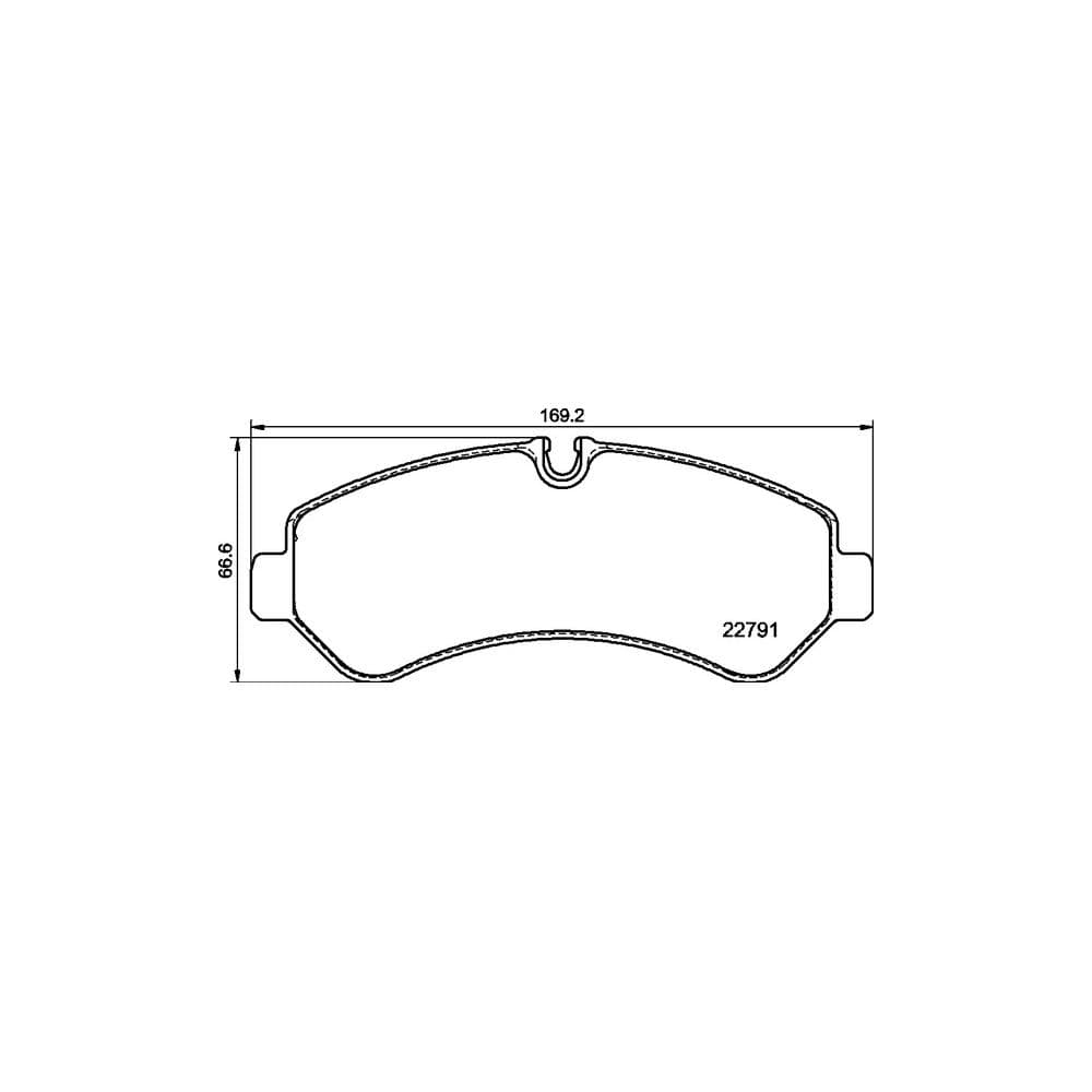 Set placute frana disc BREMBO P 50 150