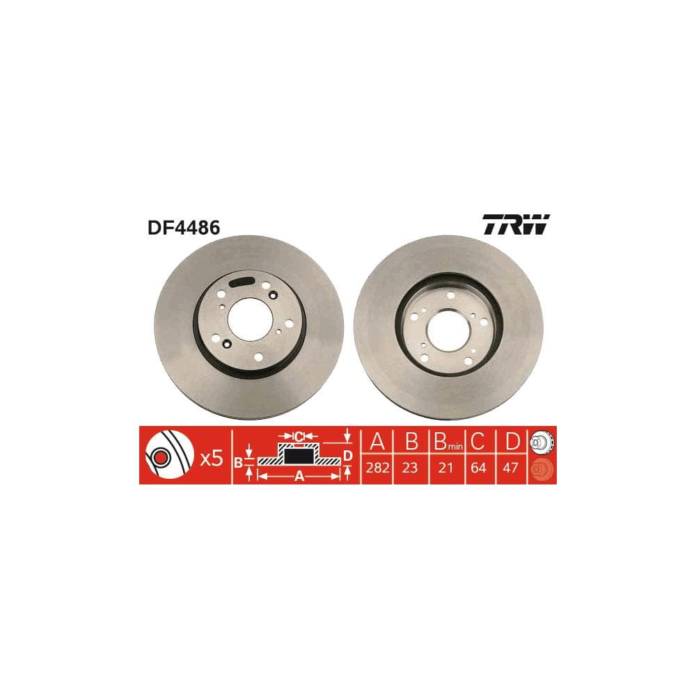 Disc frana TRW DF4486