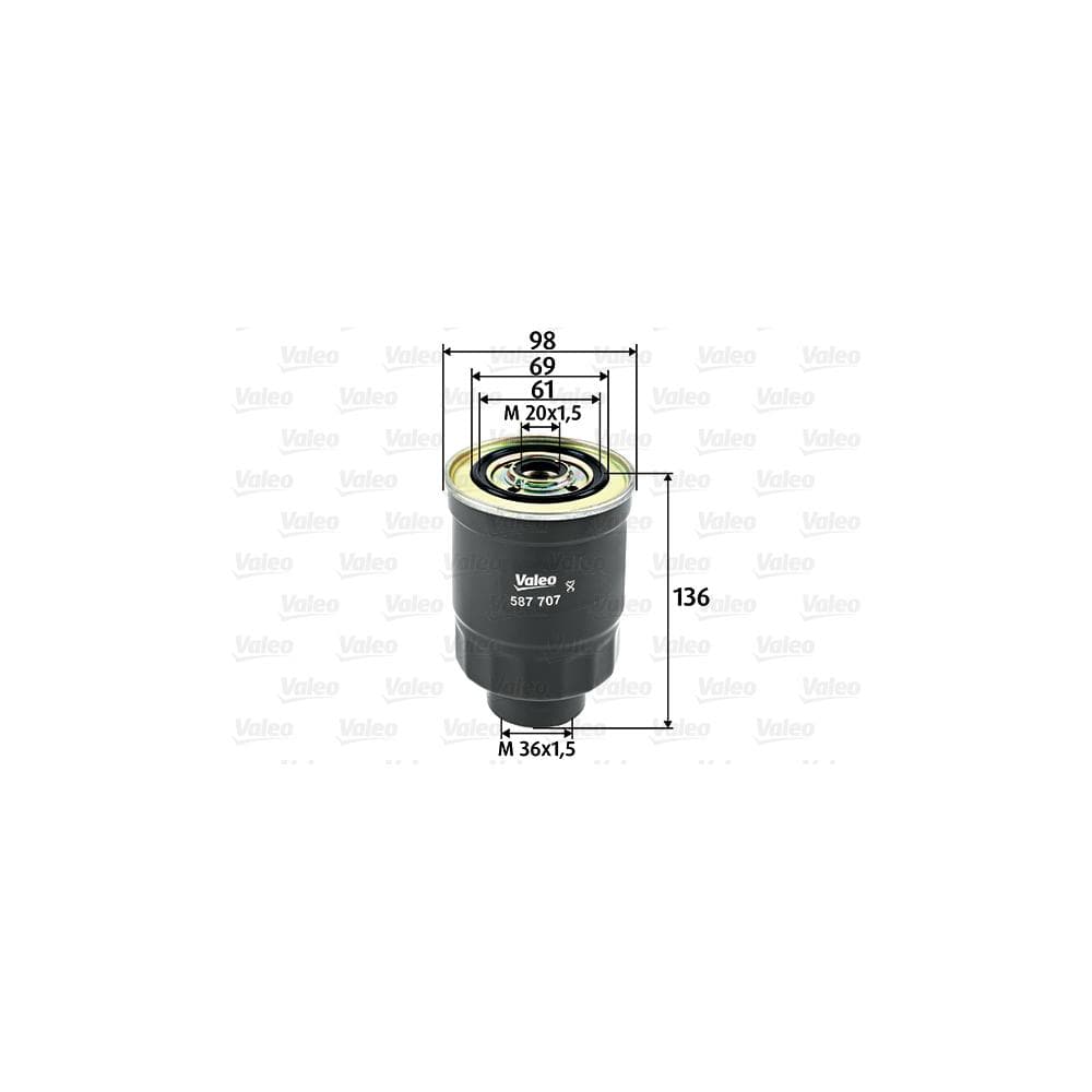 Filtru combustibil VALEO 587707