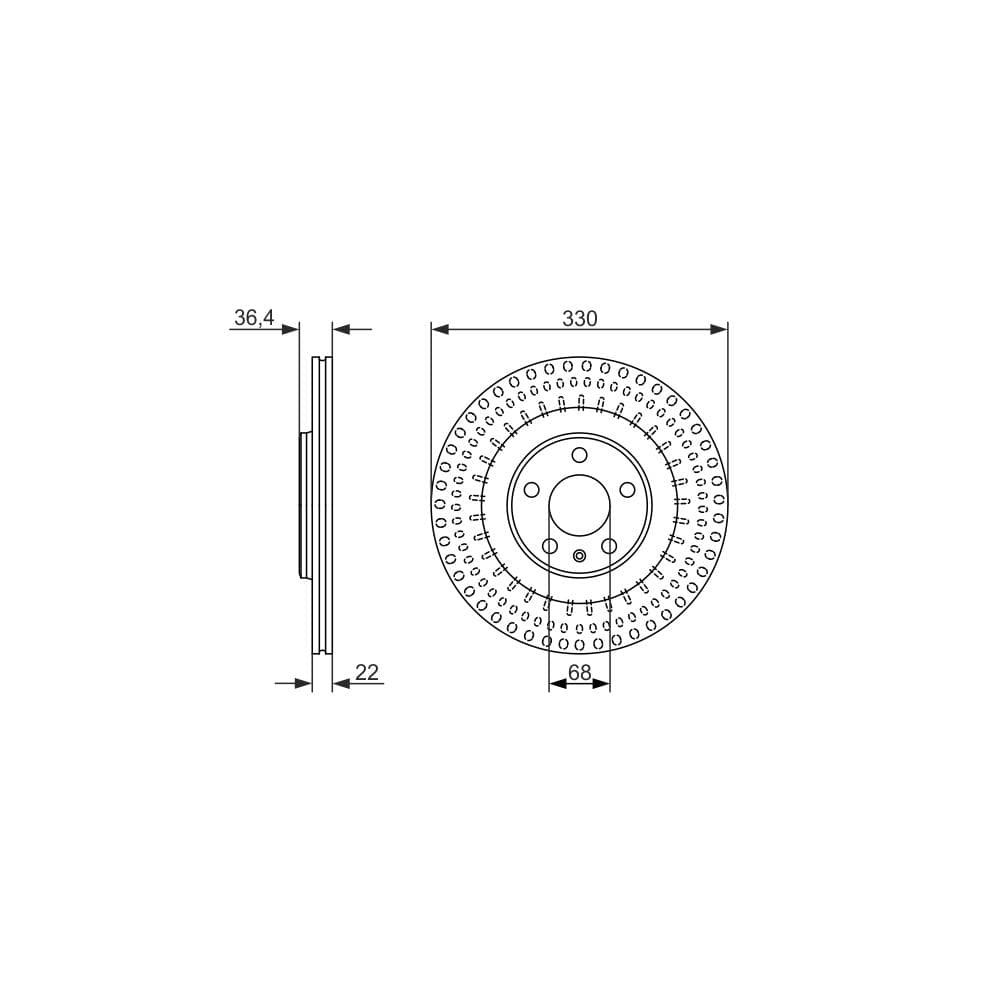 Disc frana BOSCH 0 986 479 750