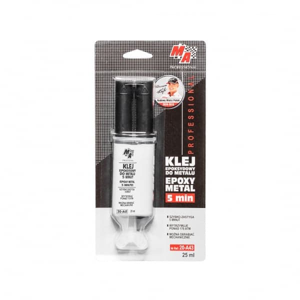 Adeziv epoxidic bicomponent pentru metale - seringa dubla 25 ml