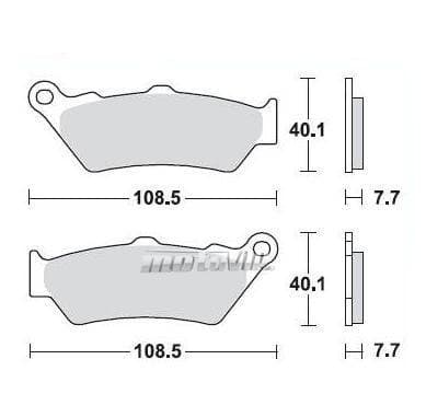 Placute frana MCB671