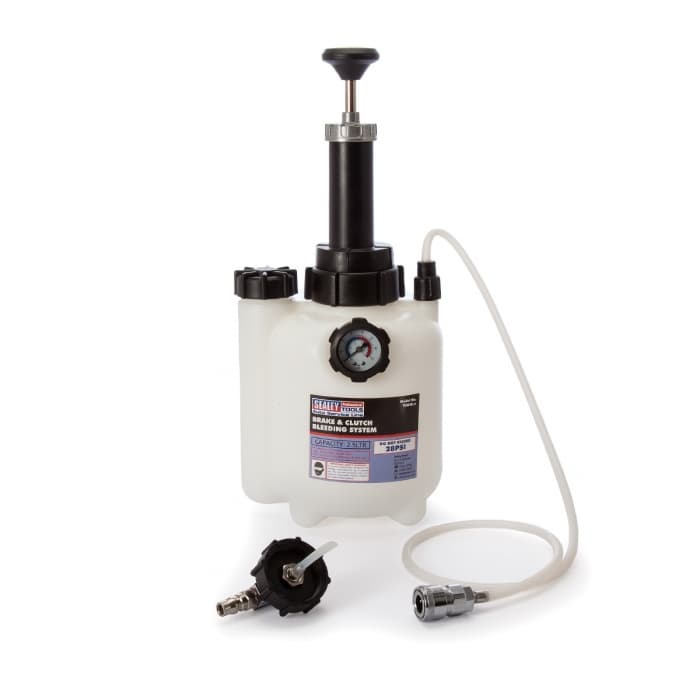 Aparat pentru aerisit si schimbat lichidul de frana sau ambreiaje hidraulice 2.5L, Sealey