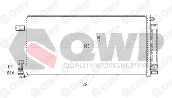 Condensator, climatizare QWP WAC136