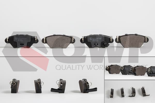 Set placute frana, frana disc QWP WBP250