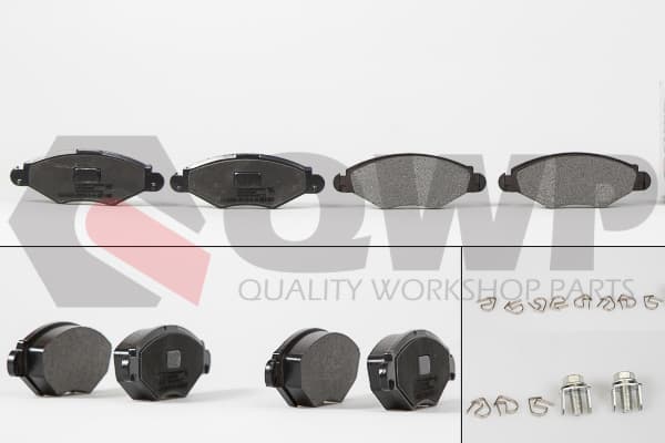 Set placute frana, frana disc QWP WBP378