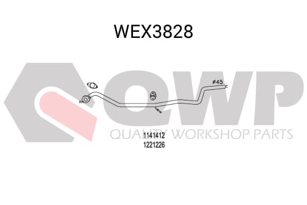 Racord evacuare QWP WEX3828