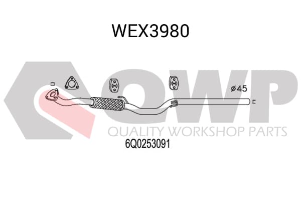 Racord evacuare QWP WEX3980