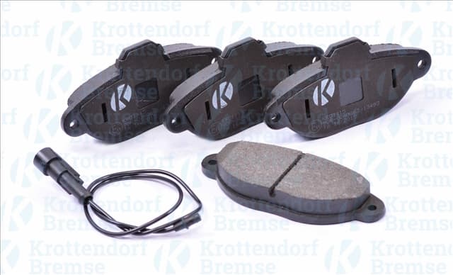 Set placute frana, frana disc KROTTENDORF KRO1115
