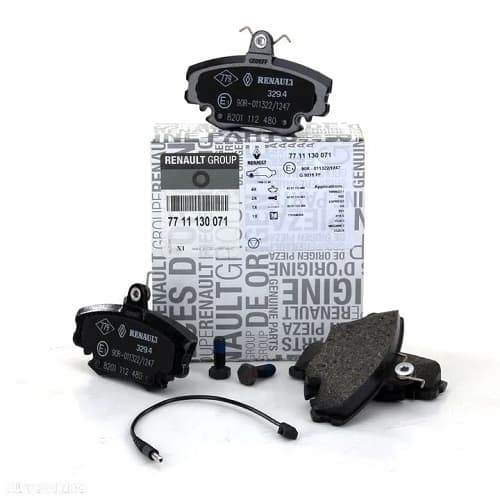 Set placute frana, frana disc RENAULT 7711130071