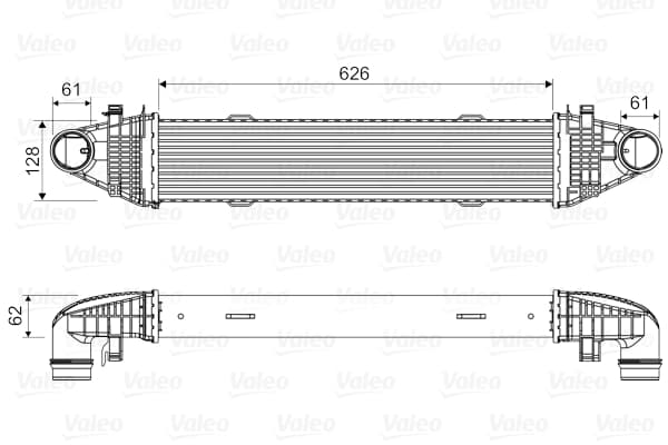 Compresor intercooler potrivit MERCEDES C (C204), C T-MODEL (S204), C (W204), E (A207), E (C207), E T-MODEL (S212), E (W212) 1.8 2.2D 08.08-