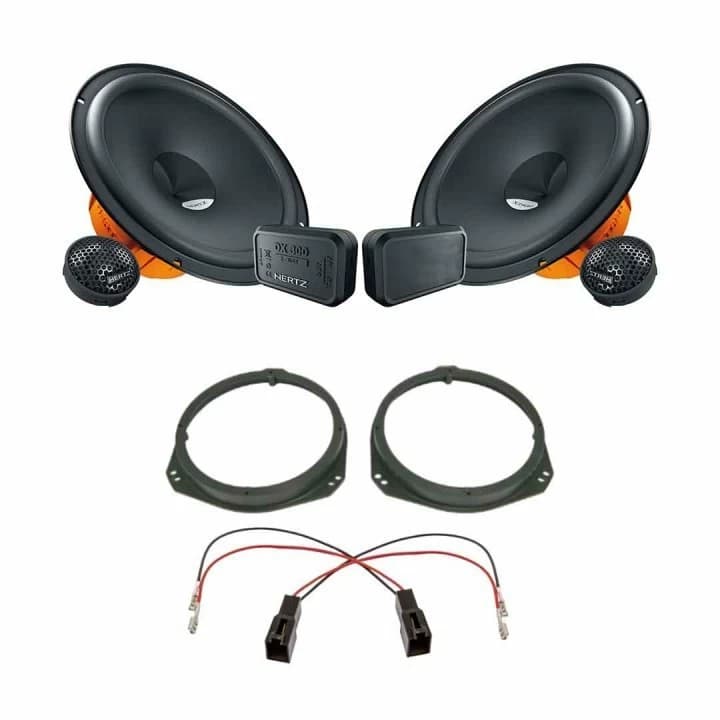Pachet difuzoare auto Hertz Dieci dedicat usi fata Fiat 500 2010-, RMS 80W