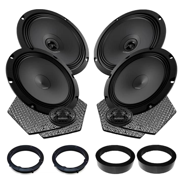 Pachet difuzoare auto Audison Prima dedicat Skoda Rapid 2012-, RMS 100W, 200mm