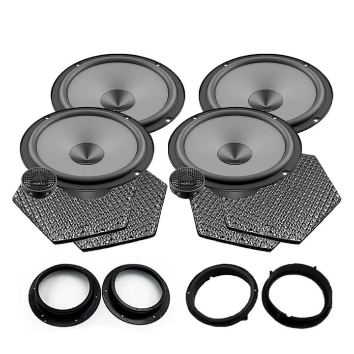 Pachet difuzoare auto Hertz Uno dedicat Volkswagen Tiguan 2016-, RMS 75W