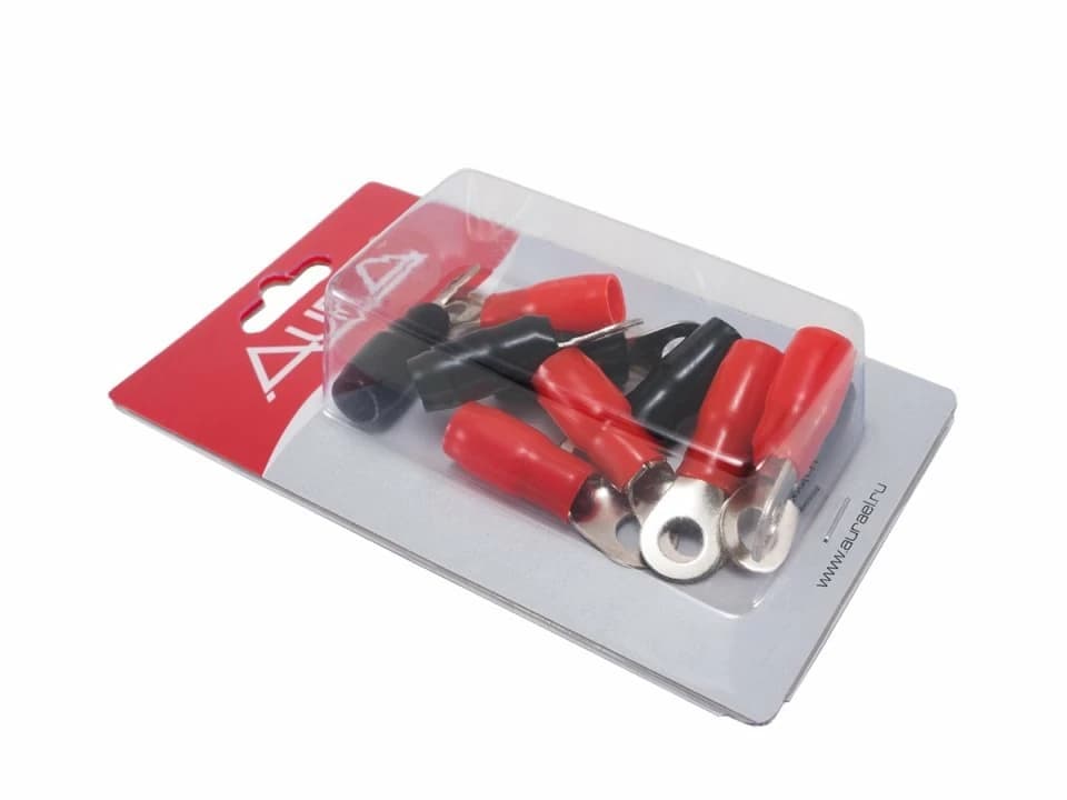 Inel terminal AURA ACN-R208/10, 8mm2 (8AWG), Set 10 Buc