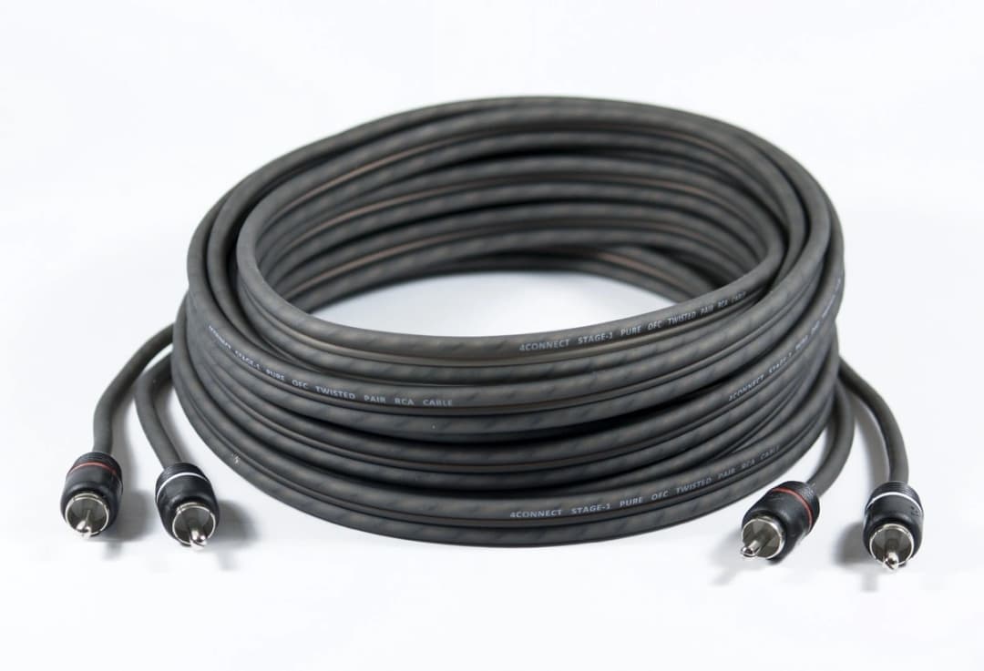 Cablu RCA Four Connect, 4-800155, Stage 1, 5.5 METRI, 2 canale