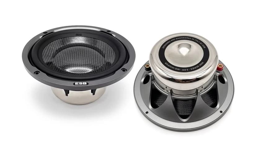 Difuzoare auto ESB 9000 9.6W, set componente, 165mm, 180W RMS, 4Ω, set 2 difuzoare