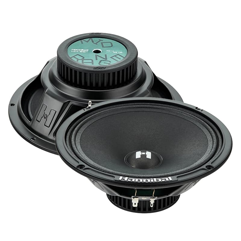 Difuzoare auto Deaf Bonce Hannibal HM-8E set componente, 200mm, 80W RMS, 4Ω, set 2 difuzoare
