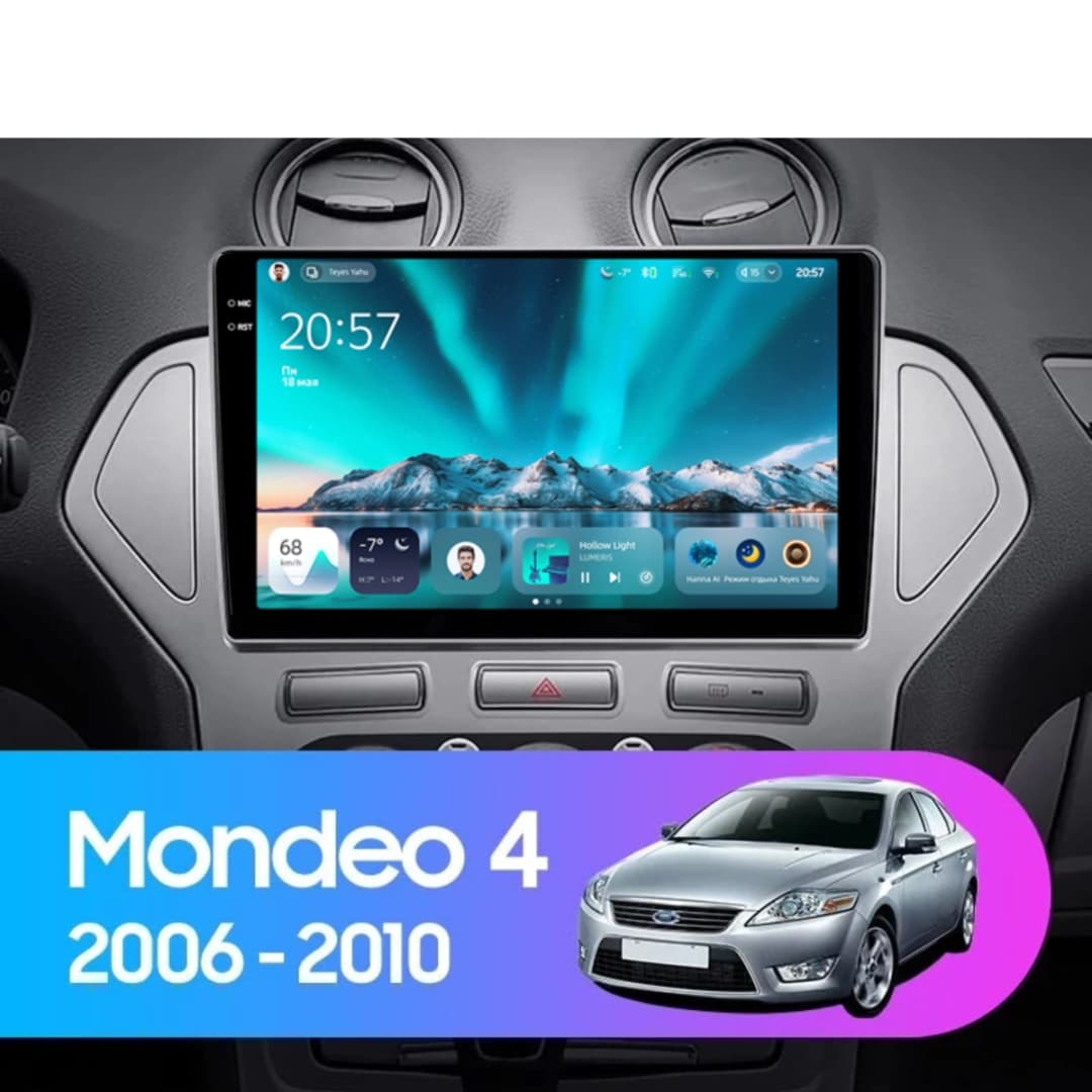 Navigatie Auto Teyes CC4 Ford Mondeo 3 2007-2014 8+128GB 10.36" QLED Octa-core 2.7Ghz, Android 4G Bluetooth 5.1 DSP