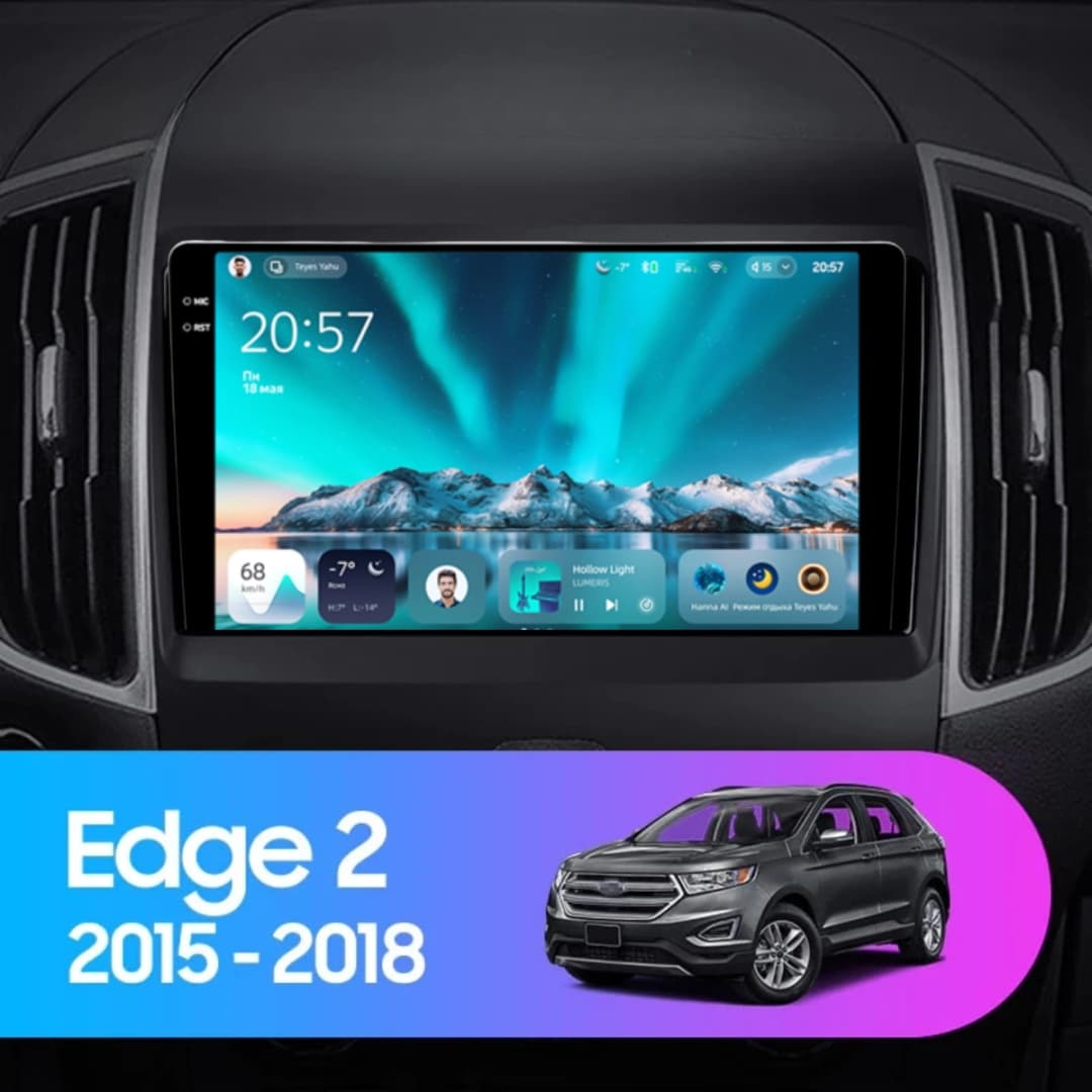 Navigatie Auto Teyes CC4 Ford Edge 2 2015-2018 6+64GB 9.5" QLED Octa-core 2.7Ghz, Android 4G Bluetooth 5.1 DSP