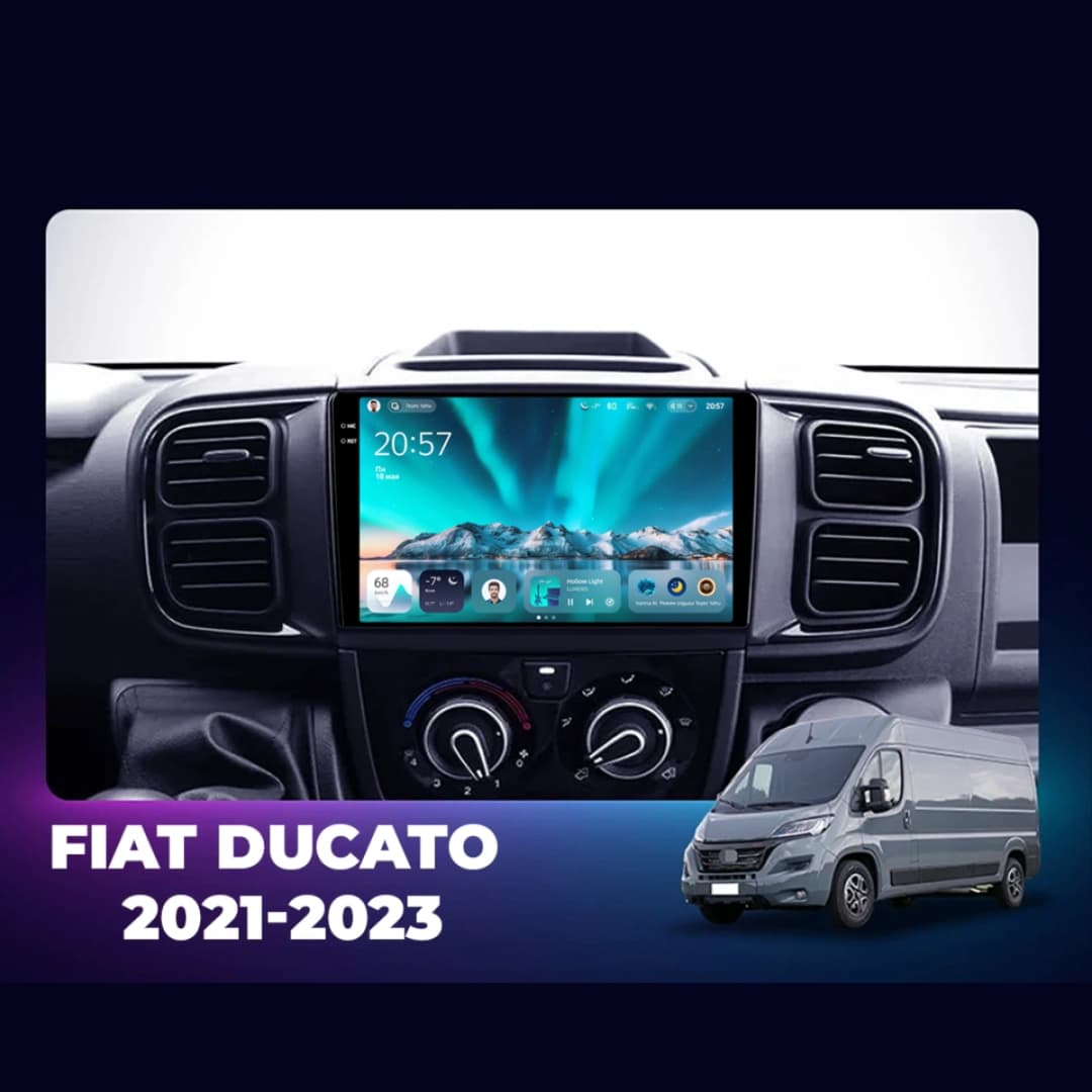 Navigatie Auto Teyes CC4 Fiat Ducato 2022-2023 6+128GB 9.5" QLED Octa-core 2.7Ghz, Android 4G Bluetooth 5.1 DSP