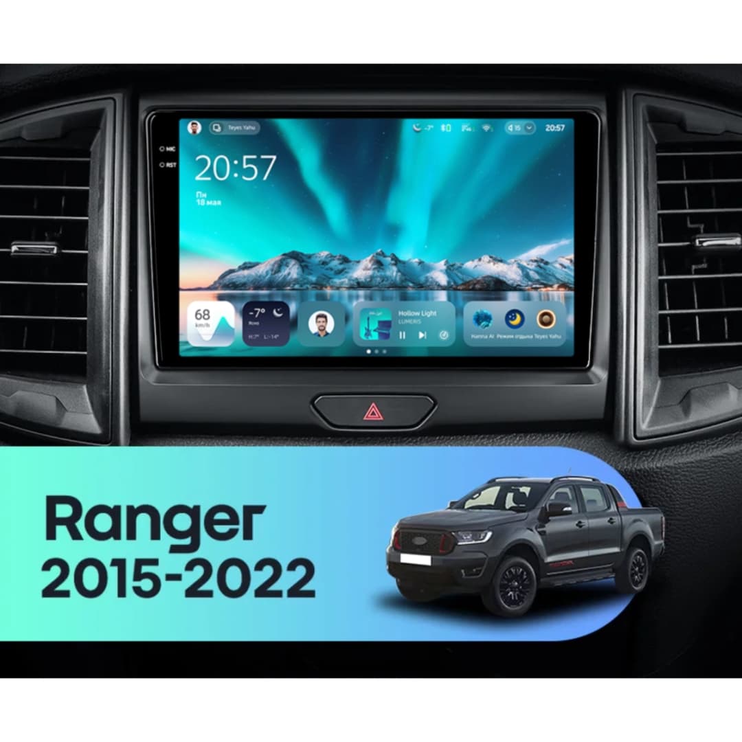 Navigatie Auto Teyes CC4 Ford Ranger P703 2015-2022 6+128GB 9.5" QLED Octa-core 2.7Ghz, Android 4G Bluetooth 5.1 DSP