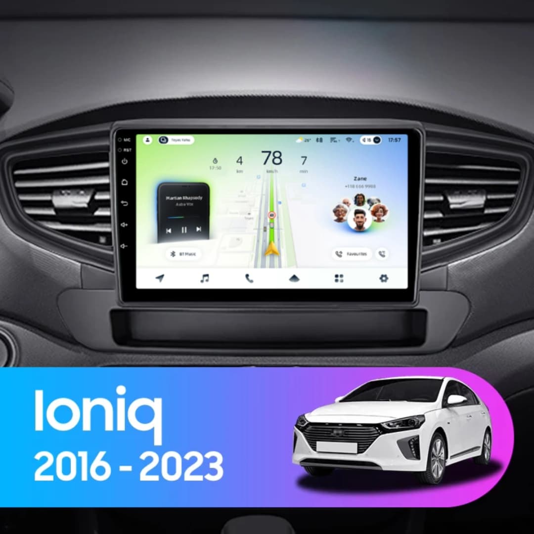 Navigatie Auto Teyes CC4L DTS Hyundai Ioniq 2016-2023 6+64GB 9" QLED Qualcomm 2Ghz, Android 4G Bluetooth 5.1 DSP