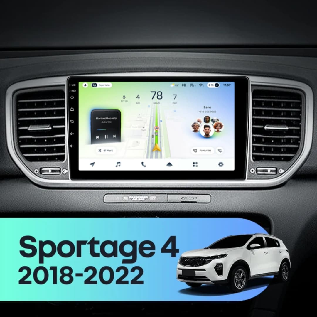 Navigatie Auto Teyes CC4L DTS Kia Sportage 4 2018-2020 6+64GB 9" QLED Qualcomm 2Ghz, Android 4G Bluetooth 5.1 DSP
