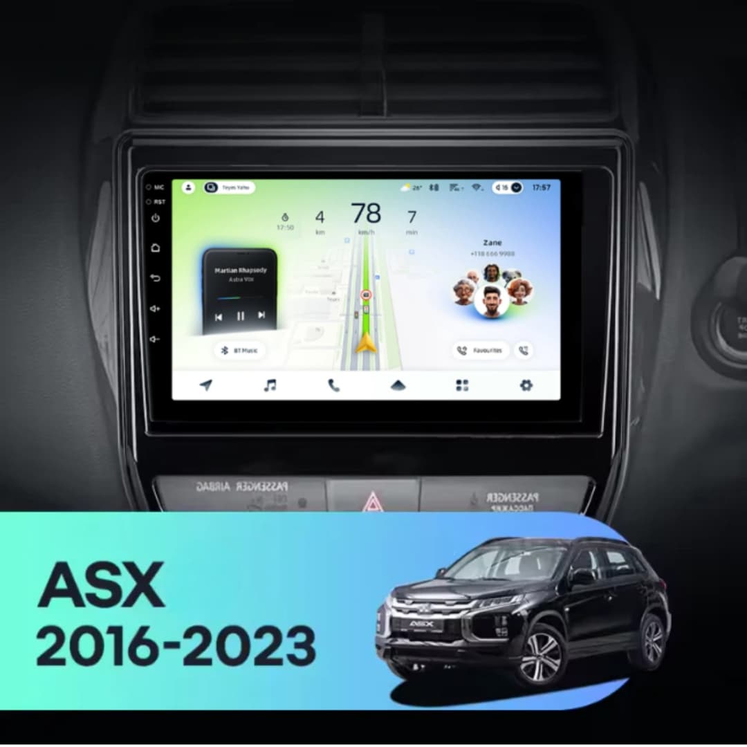 Navigatie Auto Teyes CC4L DTS Mitsubishi ASX 2 2016-2023 6+64GB 9" QLED Qualcomm 2Ghz, Android 4G Bluetooth 5.1 DSP