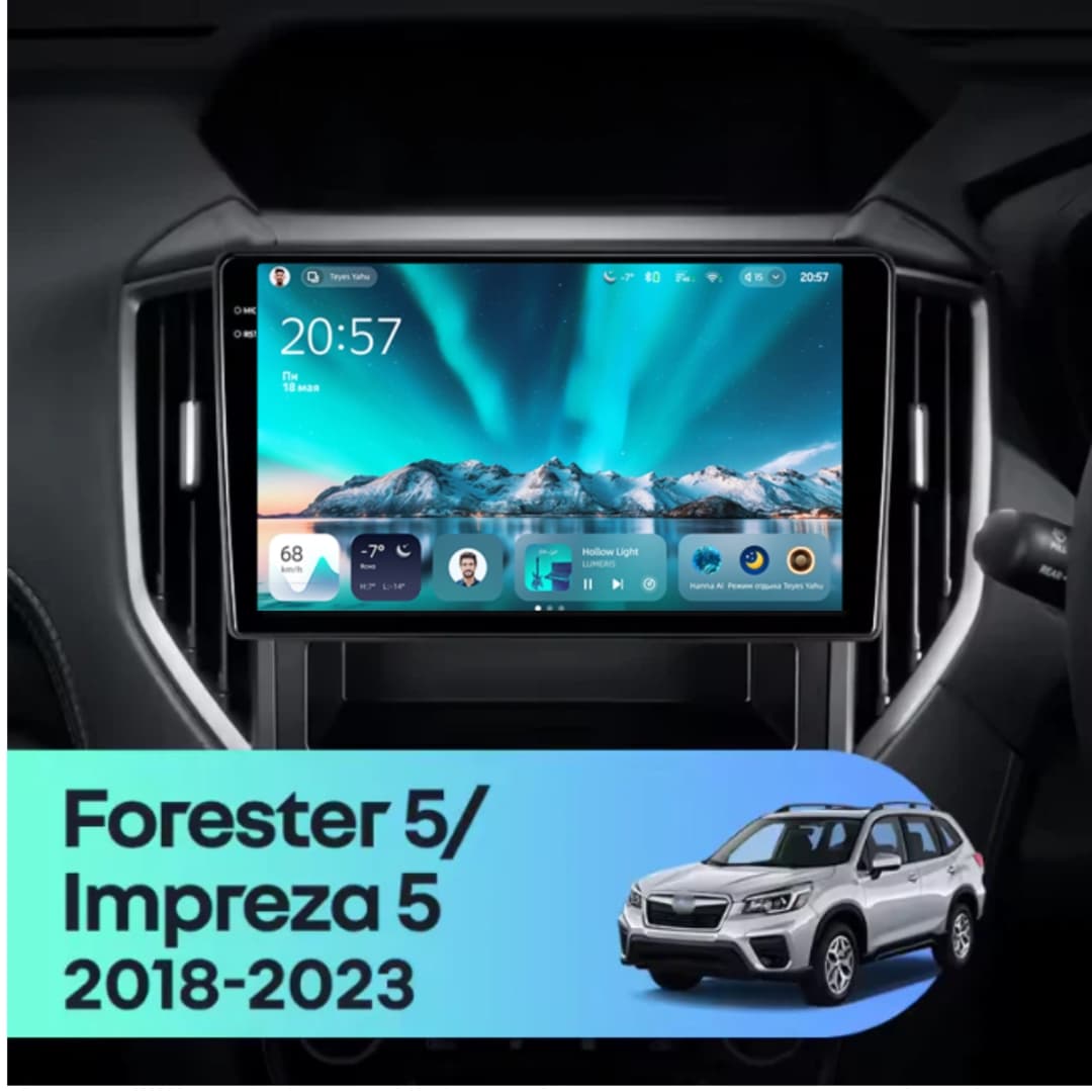 Navigatie Auto Teyes CC4 Subaru Impreza 5 2018-2023 6+64GB 9.5" QLED Octa-core 2.7Ghz, Android 4G Bluetooth 5.1 DSP