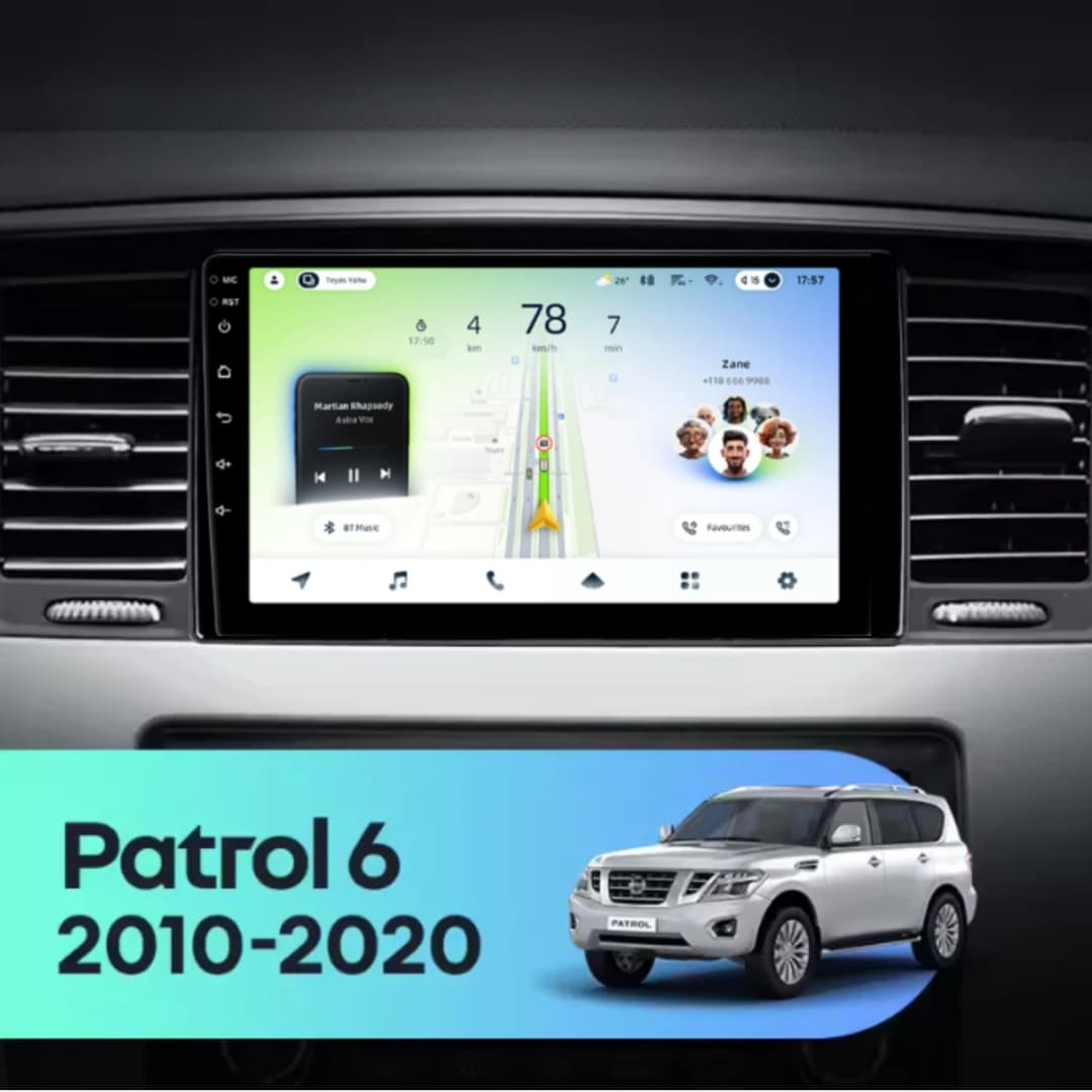 Navigatie Auto Teyes CC4L DTS Nissan Patrol Y62 2010-2020 6+64GB 9" QLED Qualcomm 2Ghz, Android 4G Bluetooth 5.1 DSP
