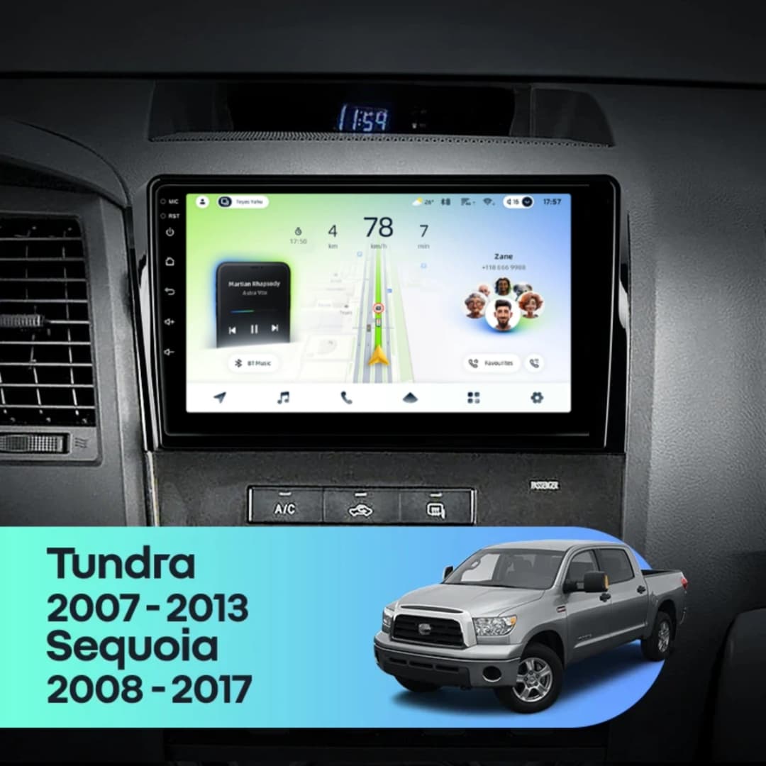 Navigatie Auto Teyes CC4L DTS Toyota Tundra 2013-2020 6+64GB 9" QLED Qualcomm 2Ghz, Android 4G Bluetooth 5.1 DSP