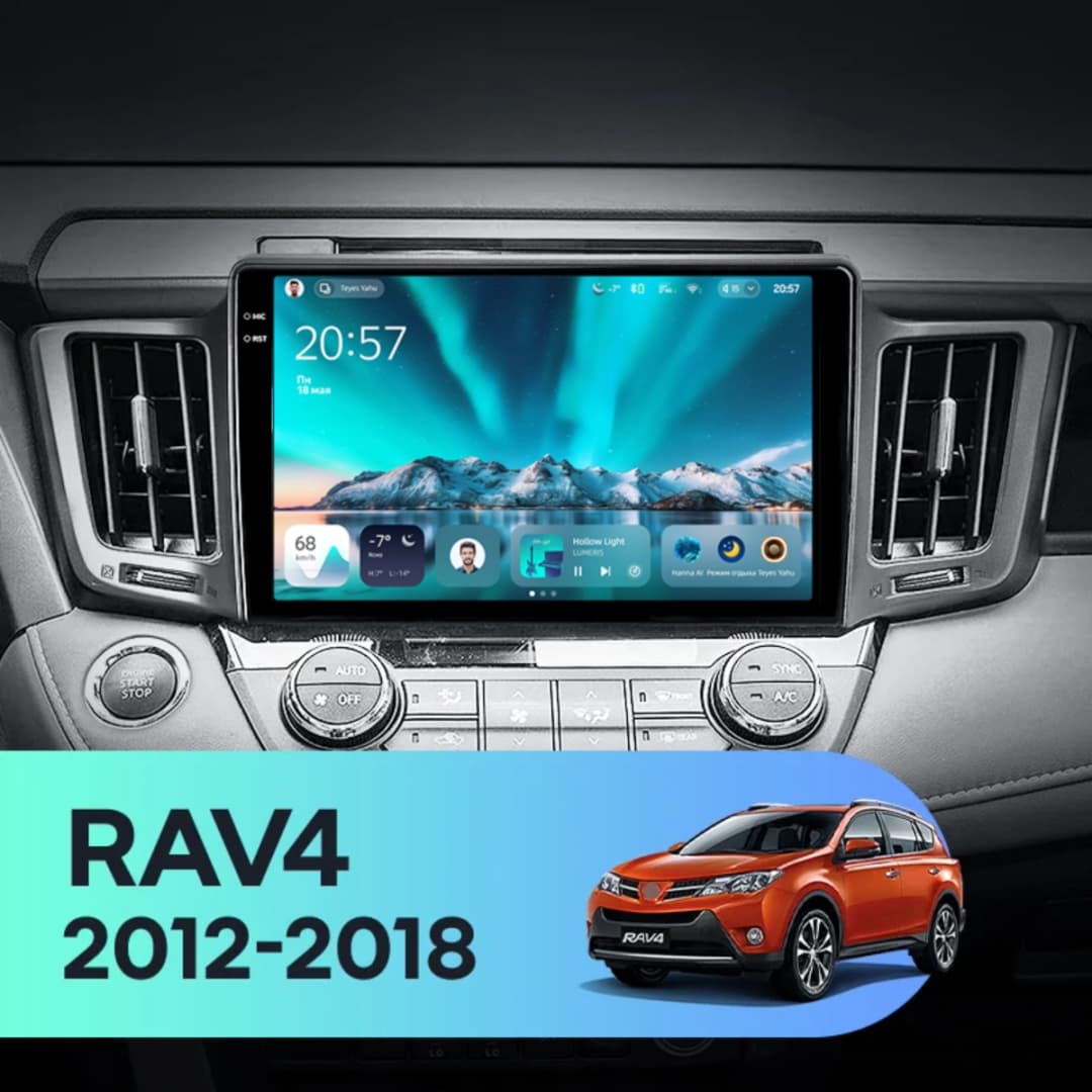 Navigatie Auto Teyes CC4 Toyota RAV4 XA40 2012-2018 8+128GB 10.36" QLED Octa-core 2.7Ghz, Android 4G Bluetooth 5.1 DSP